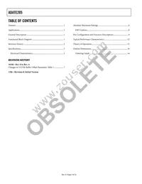 ADATE205BSVZ Datasheet Page 2