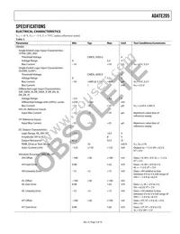 ADATE205BSVZ Datasheet Page 3