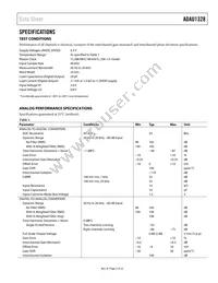 ADAU1328BSTZ-RL Datasheet Page 3