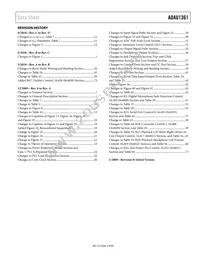 ADAU1361BCPZ-RL Datasheet Page 3