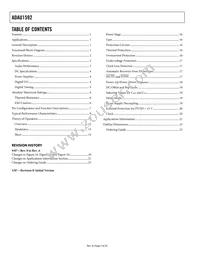ADAU1592ACPZ-RL Datasheet Page 2
