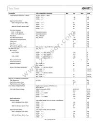 ADAU1772BCPZ Datasheet Page 5