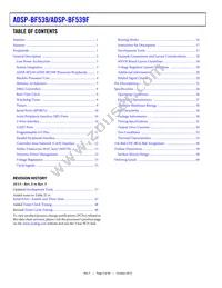 ADBF539WBBCZ4F805 Datasheet Page 2