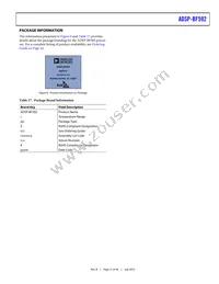 ADBF592WYCPZ402 Datasheet Page 21