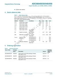 ADC0804S050TS/C1 Datasheet Page 2