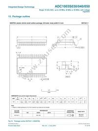 ADC1003S050TS/C1 Datasheet Page 17