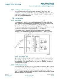 ADC1112D125HN-C18 Datasheet Page 17