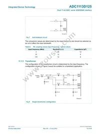 ADC1113D125HN-C18 Datasheet Page 13