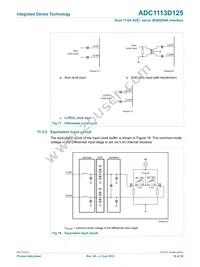 ADC1113D125HN-C18 Datasheet Page 18