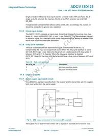 ADC1113D125HN-C18 Datasheet Page 19