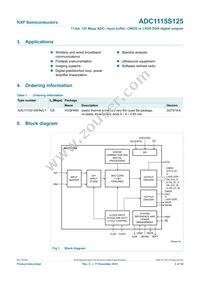 ADC1115S125HN/C1:5 Datasheet Page 2