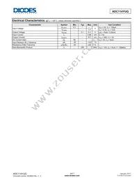 ADC114YUQ-7 Datasheet Page 4