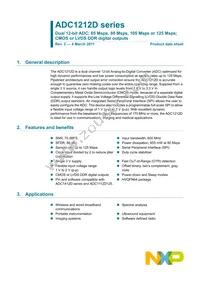 ADC1212D065HN/C1/5 Datasheet Cover