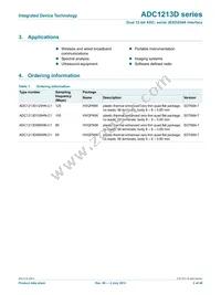 ADC1213D125HN-C18 Datasheet Page 2