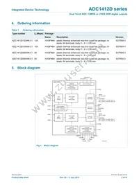 ADC1412D125HN-C18 Datasheet Page 2