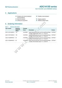 ADC1413D080HN/C1 Datasheet Page 2