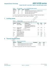 ADC1415S125HN-C18 Datasheet Page 6