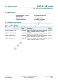 ADC1613D125HN/C1 Datasheet Page 2