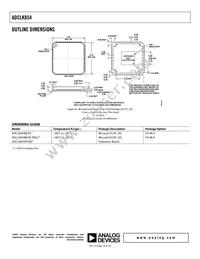 ADCLK854BCPZ Datasheet Page 16