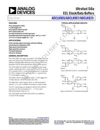 ADCLK907BCPZ-WP Datasheet Cover
