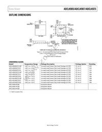 ADCLK907BCPZ-WP Datasheet Page 15