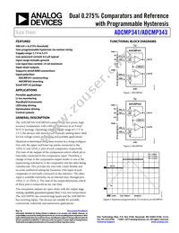 ADCMP341YRJZ-REEL7 Datasheet Cover