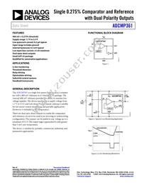 ADCMP361WYRJZ-RL7 Datasheet Cover