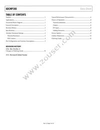 ADCMP380-2ACBZ-RL7 Datasheet Page 2