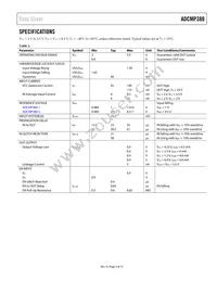 ADCMP380-2ACBZ-RL7 Datasheet Page 3
