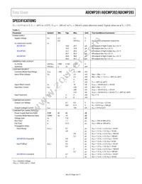 ADCMP392ARZ-RL7 Datasheet Page 3