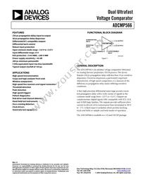 ADCMP566BCPZ Datasheet Cover