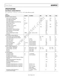 ADCMP567BCPZ Datasheet Page 3