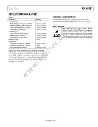 ADCMP567BCPZ Datasheet Page 5