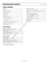 ADCMP581BCPZ-R2 Datasheet Page 2