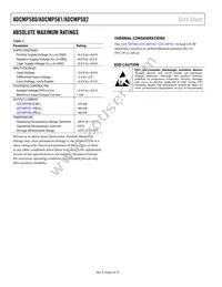 ADCMP581BCPZ-R2 Datasheet Page 6