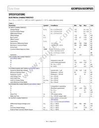 ADCMP605BCPZ-R2 Datasheet Page 3