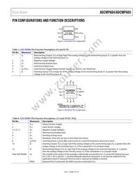 ADCMP605BCPZ-R2 Datasheet Page 7