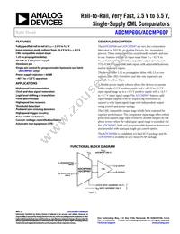 ADCMP606BKSZ-R2 Datasheet Cover