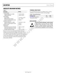 ADCMP608BKSZ-R2 Datasheet Page 4