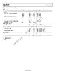 ADCMP671-1YUJZ-RL7 Datasheet Page 4
