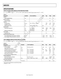 ADD5203ACPZ-RL Datasheet Page 4