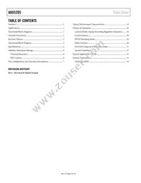 ADD5205ACPZ-RL Datasheet Page 2