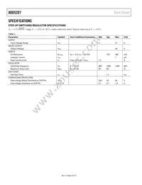 ADD5207ACPZ-RL Datasheet Page 4