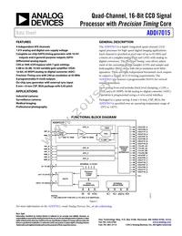 ADDI7015BBCZRL Datasheet Cover