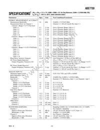 ADE7759ARSZRL Datasheet Page 3