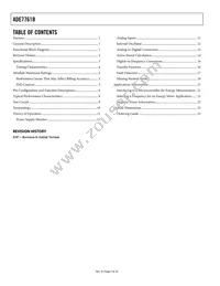 ADE7761BARSZ-RL Datasheet Page 2