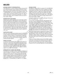 ADEL2020ARZ-20 Datasheet Page 8