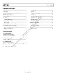 ADF41020BCPZ-RL7 Datasheet Page 2