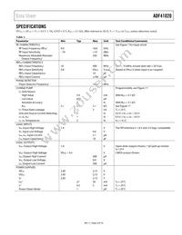 ADF41020BCPZ-RL7 Datasheet Page 3