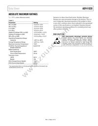 ADF41020BCPZ-RL7 Datasheet Page 5